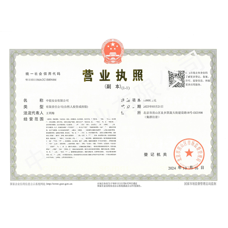 中能安业